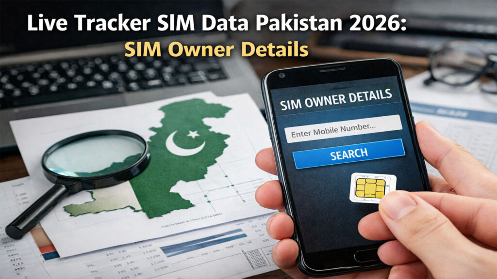 Live Tracker SIM Data Pakistan 2026: SIM Owner Details