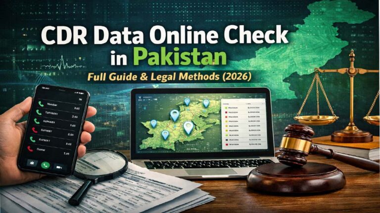 CDR Data Online Check in Pakistan: Full Guide & Legal Methods (2026)